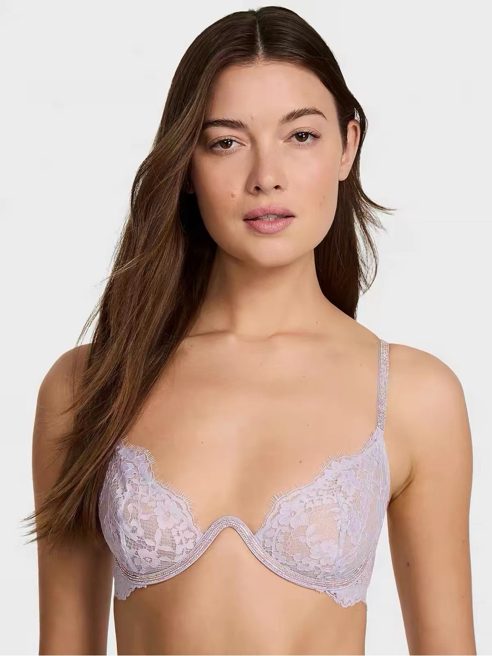 Victoria's Secret Lavender Lace Underwire Bra